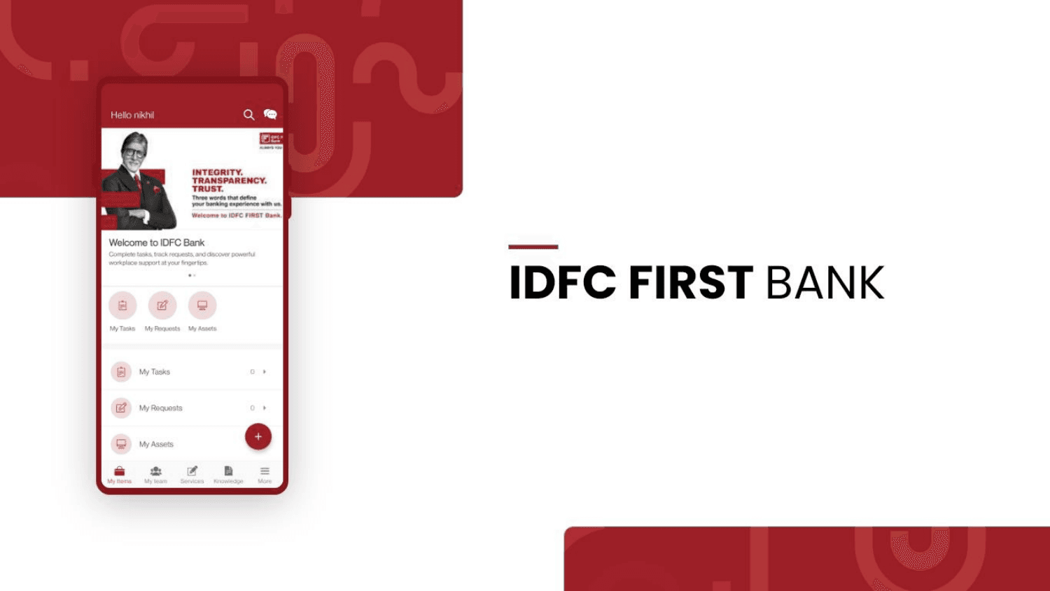 IDFC FIRST Bank - Employee Mobile App