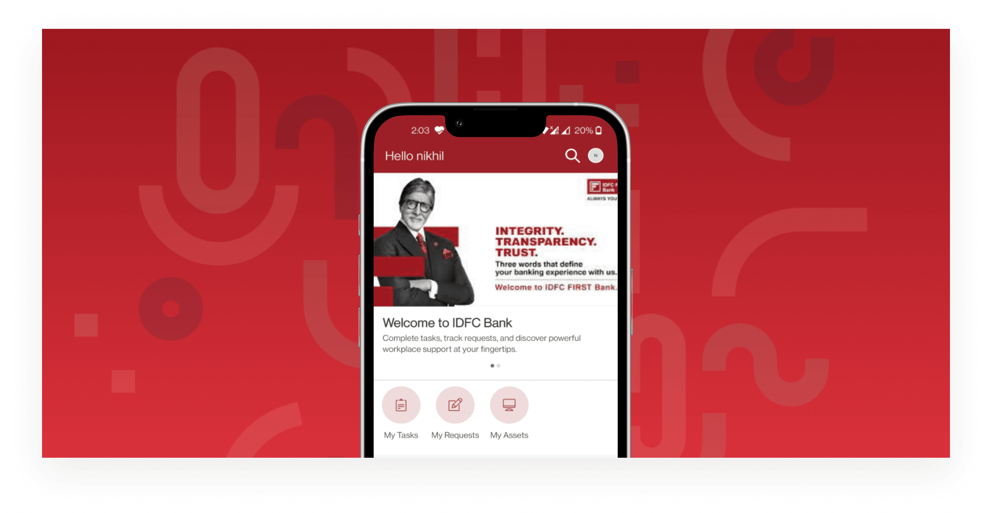 Custom ServiceNow Employee App